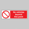 No vehicles beyond this point