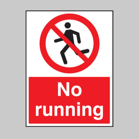 No running