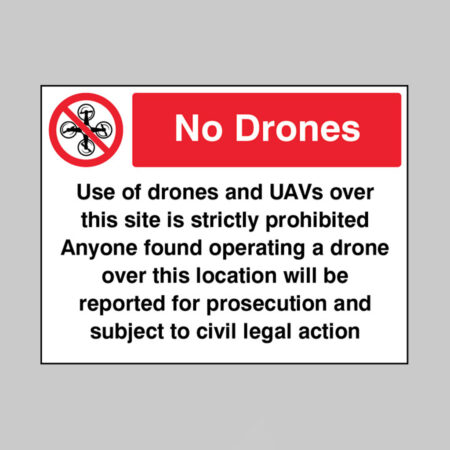 Drones prohibited in this area