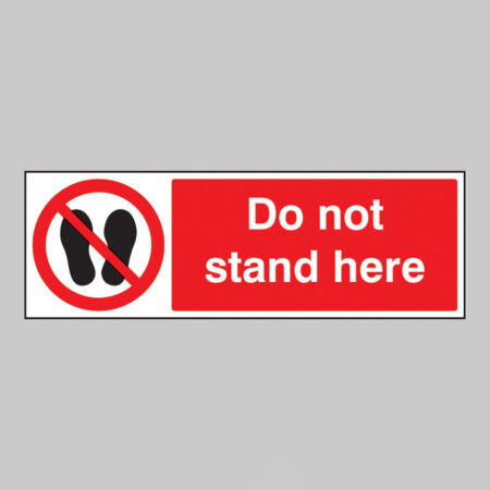 Do not stand here