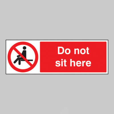 Do not sit here