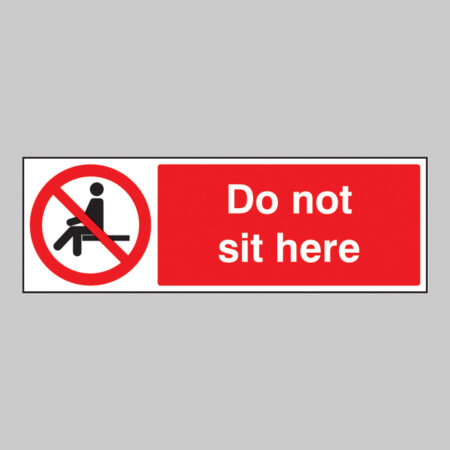 Do not sit here