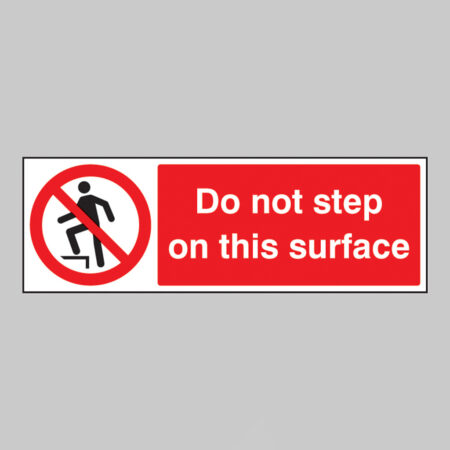 Do not step on this surface