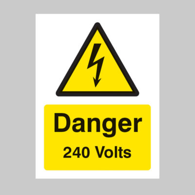 Danger 240 volts