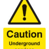 Caution underground services
