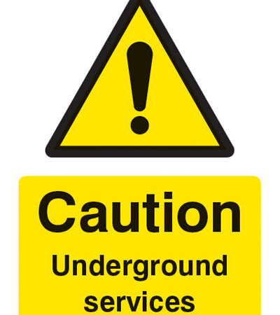 Caution underground services