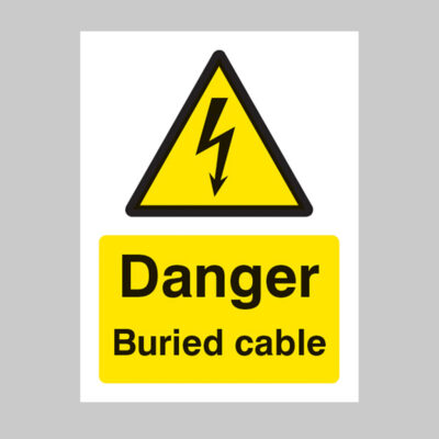 Danger buried cable