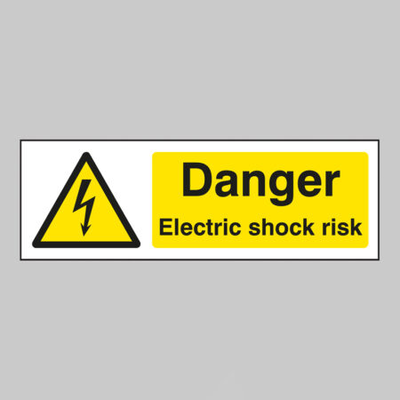 Danger electric shock risk