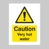 Caution very hot water