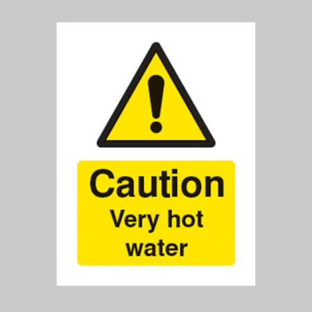Caution very hot water