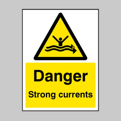 Danger strong currents
