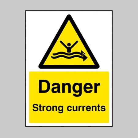 Danger strong currents