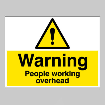 Warning people working overhead