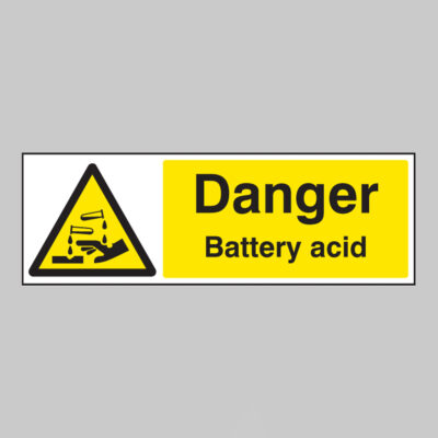 Danger battery acid