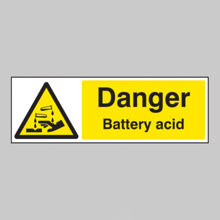 Danger battery acid