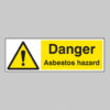 Danger asbestos hazard