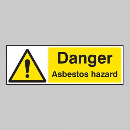 Danger asbestos hazard