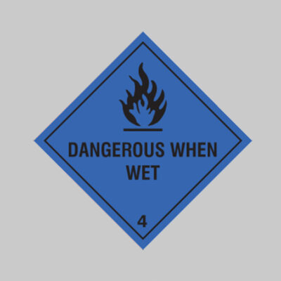 Dangerous when wet