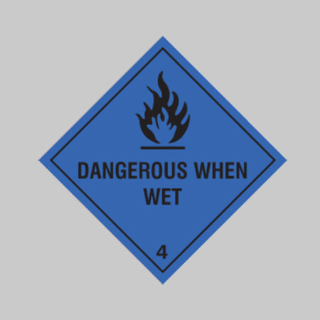 Dangerous when wet