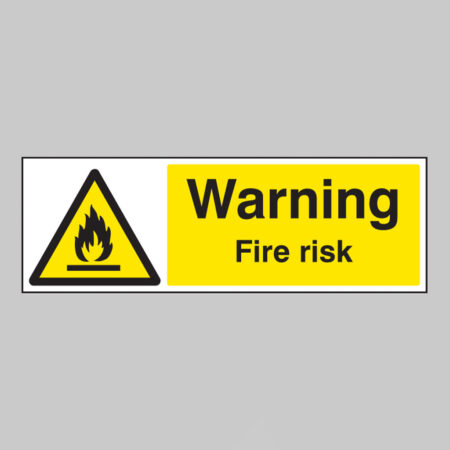 Warning fire risk