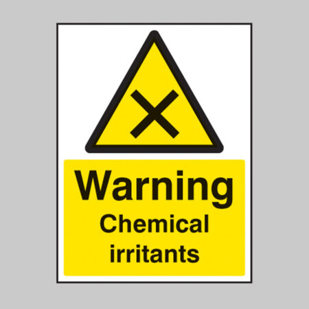 Warning chemical irritants