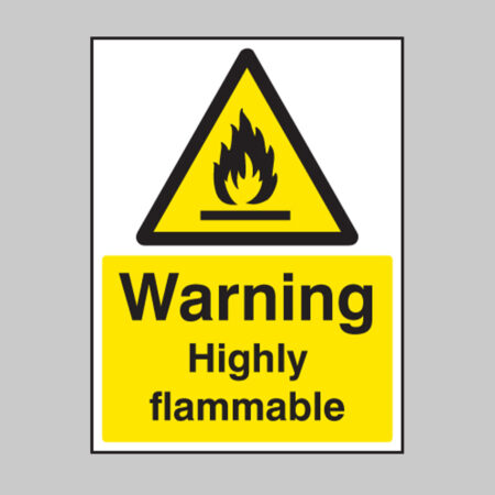 Warning highly flammable