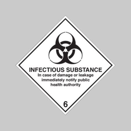 Infectious substance diamond
