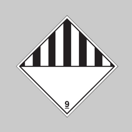 100 S/A labels 100x100mm Miscellaneous goods Class 9