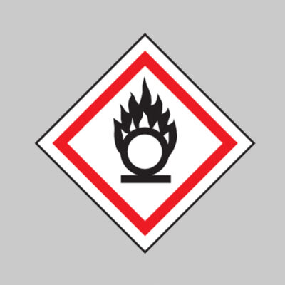 Oxidiser GHS label