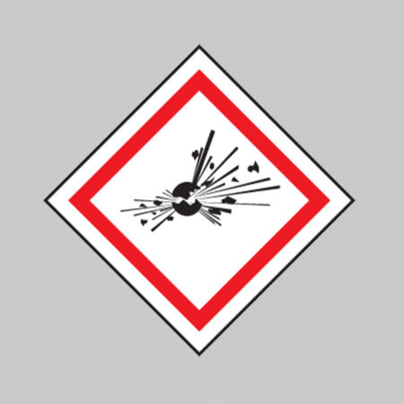 Explosive GHS label