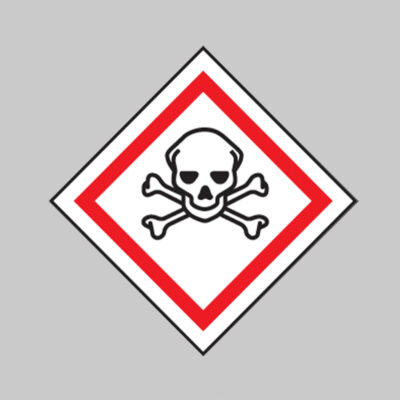 Toxic GHS label