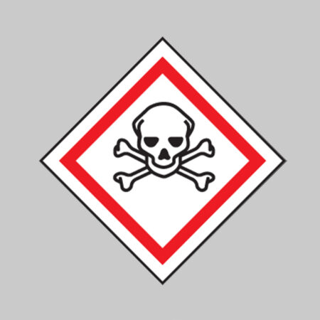 Toxic GHS label