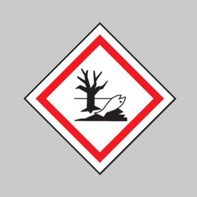 Environmentally hazardous GHS label