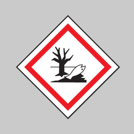 Environmentally hazardous GHS label