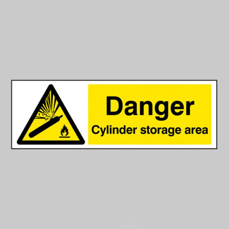 Danger Cylinder storage area