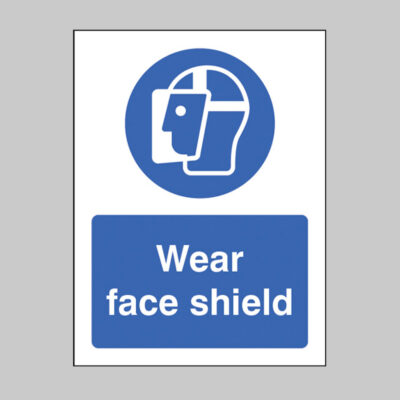Wear face shield