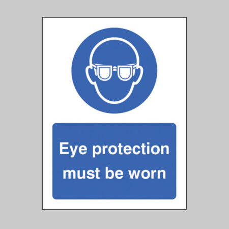 Eye protection must be worn