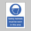 Safety helmets must be worn in this area