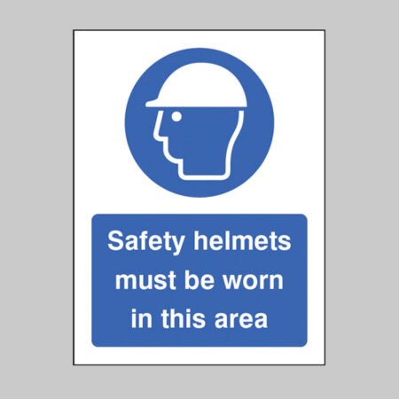 Safety helmets must be worn in this area