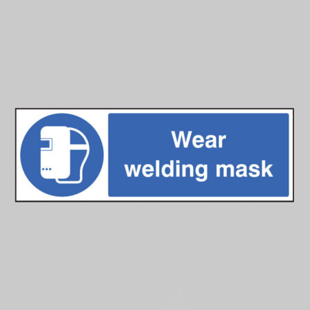Wear welding mask