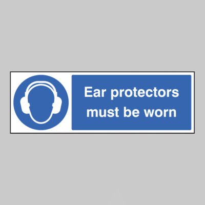 Ear protectors must be worn