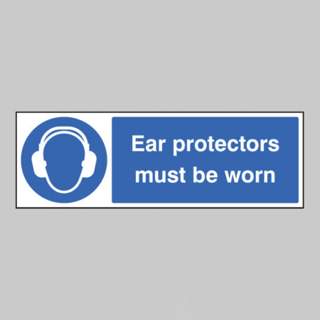 Ear protectors must be worn