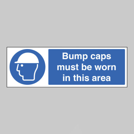 Bump caps must be worn in this area