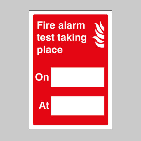 Fire alarm test adapt-a-sign 215x310mm