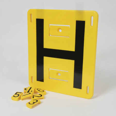 Hydrant Marker 180x205mm (specify which 6 numbers are required)