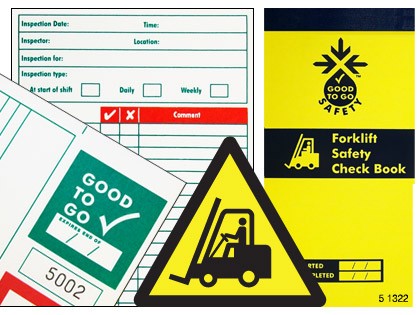 Good To Go Safety Forklifts Check Book - 25 inspections