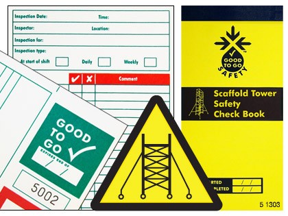Good To Go Safety Scaffold Tower Check Book - 25 inspections