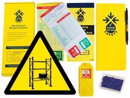 Good To Go Safety Racking Weekly Kit (1 tag, 100 seals, 2 check books & 1 wallet with pen)