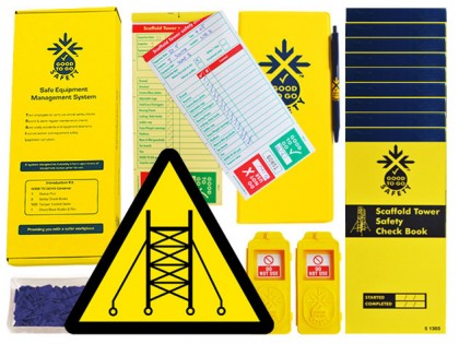 Good To Go Safety Scaffold Tower Daily Kit (2 tags, 300 seals, 11 check books & 1 wallet with pen