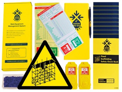 Good To Go Safety Fixed Scaffolding Daily Kit (2 tags, 300 seals, 11 check books & 1 wallet with pen